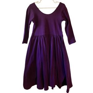 Alice + Ames size 7 red purple twirl dress.